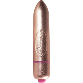 RO-80mm 7 Speed Precious Rose Gold Vibrating Bullet