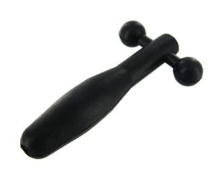 Silicone Cum-Thru Barbell Penis Plug - hushh-au