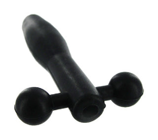 Silicone Cum-Thru Barbell Penis Plug - hushh-au