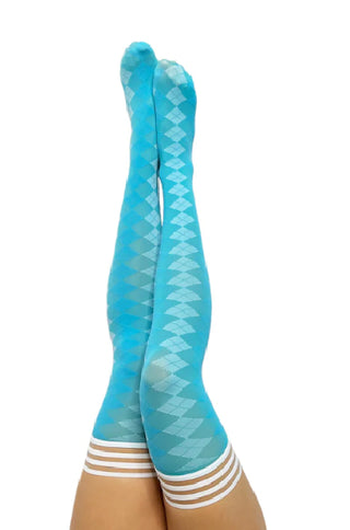 KIXIES PAR 4 - BLUE ARGYLE SIZE A