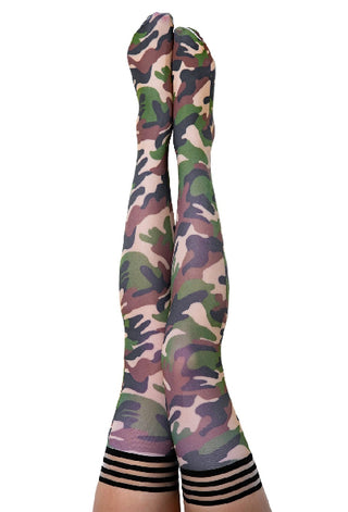 Kixies Alex - Camo Thiigh High size C