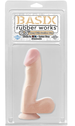 Basix Dong w/suction cup 6.5in. Flesh