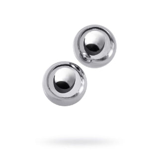 Silver Metal 2 Pc Vaginal Balls 2.5cm