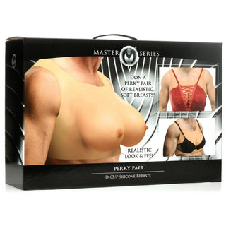 Perky Pair D Cup Silicone Breasts