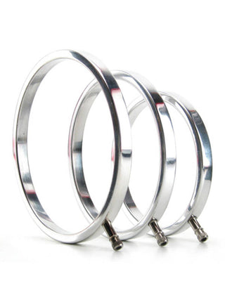 Electrastim Solid Metal Scrotal Ring Set 3 Sizes