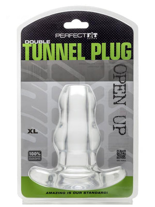 Double Tunnel Plug - X-Large Clear