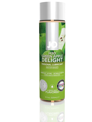 JO H2O Flavored Lubricant Green Apple Sinful Delight 4 floz/120ml