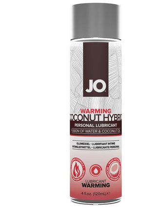 JO Silicone Free Hybrid Lubricant with Coconut - Warming 4 fl oz/120ml
