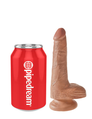 King Cock 6 in. Cock with Balls Tan