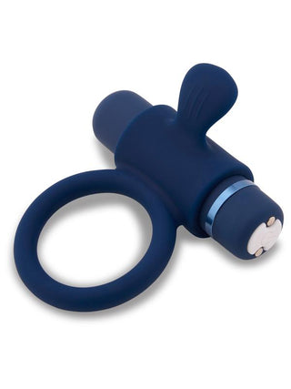 Nu Sensuelle Silicone Bullet Ring Navy Blue