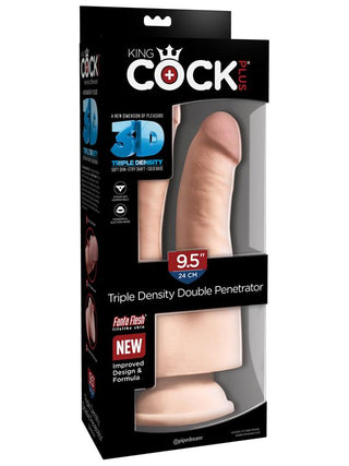 King Cock Plus 9.5 in.Triple Density Double Penetrator