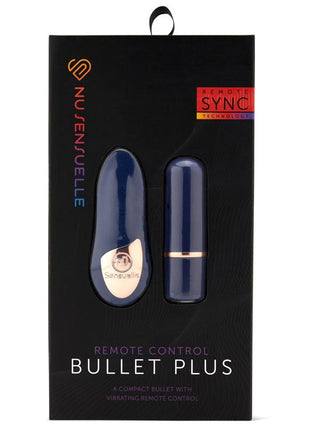 Nu Sensuelle R/C Wireless Bullet Plus Navy Blue