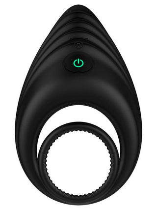 ENHANCE Vibrating Cock and Ball Ring Black