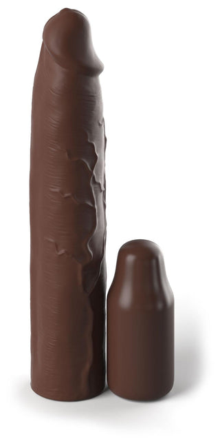 Fantasy X-tensions Elite 9 in. Sleeve with 3 in. Plug Brown