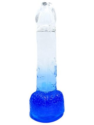 Playful Riders 9 in. Cock with Balls Blue