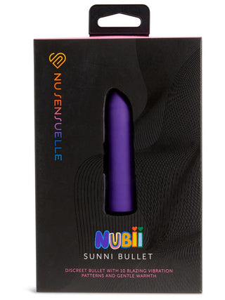 Nu Sensuelle Sunni Nubii Lipstick Bullet With Heat - Purple