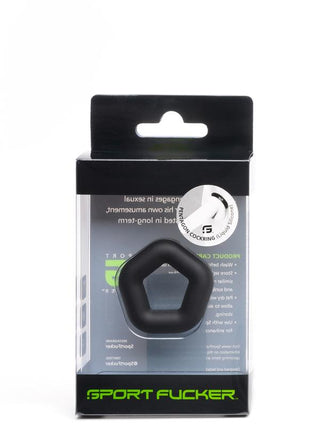 Pentagon Ring by Sport Fucker Black