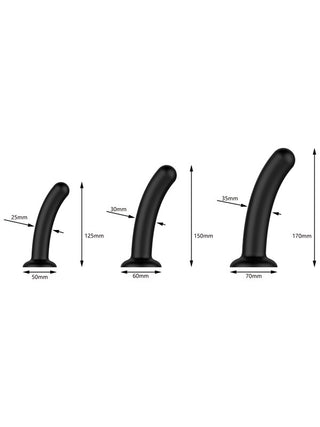 Nexus Dilator Set Silicone Anal Dildos  Black