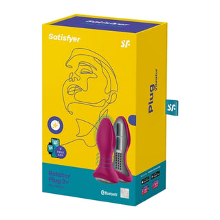 Satisfyer Rotator Plug 2+ fuchsia
