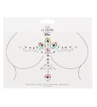 Dazzling Cleavage Bling Sticker