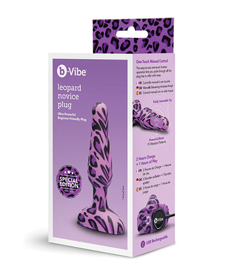 B-VIBE NOVICE PLUG LEOPARD