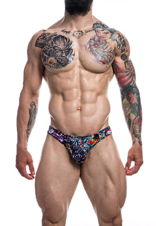 Cut For Men Low Rise Bikini Brief Tattoo Small