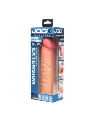 JOCK Enhancers 1.5" Silicone Penis Extension Sleeve - Light