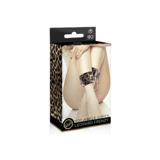 Leopard PU Leather Ankle Cuffs