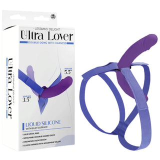 Ultra Lover - Double Dong with Harness