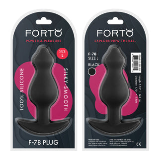 F-78: POINTEE 100% SILICONE PLUG