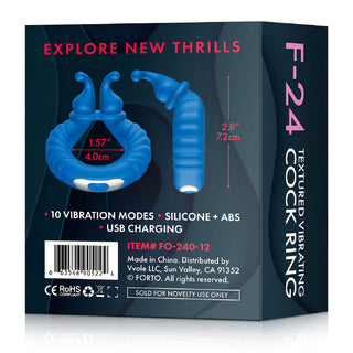 F -24: TEXTURED VIBRATING COCKRING