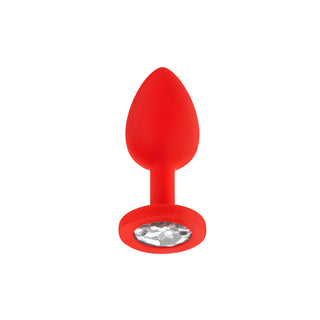 Jp31: JEWELED PLUG W/ 3 STONES