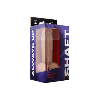 MODEL A 7.5" Liquide Silicone Dong w/Balls