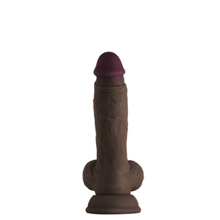 MODEL A 7.5" Liquide Silicone Dong w/Balls