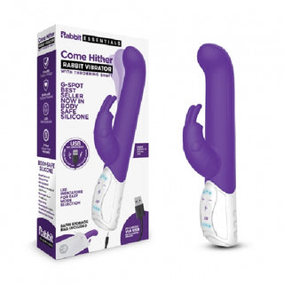 Rabbit Essential Rechargeable come hither G-Spot Rabbit - Purple