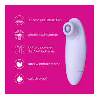 So Divine Pearl Clitoral Beaded Pleasure stimulator purple