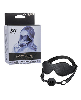 NocturnalÂ® Collection Eye Mask & Breathable Ball Gag