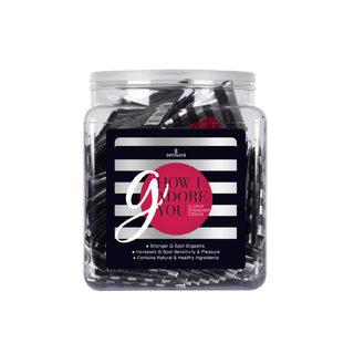 G, How I Adore You G-Spot Enhancement Cream 100 Piece Single Use Packet Tub