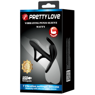 Vibrating Penis Sleeve - Matty