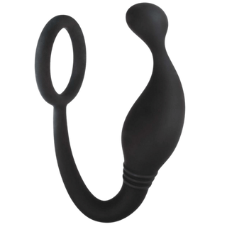 Prostate Plug with Love Ring - 4"