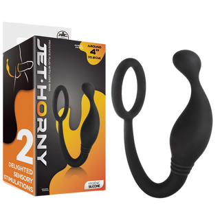 Prostate Plug with Love Ring - 4"