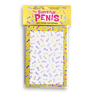 Super Fun Penis Notepad