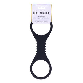 Sex & Mischief Shadow Large Silicone Cuffs